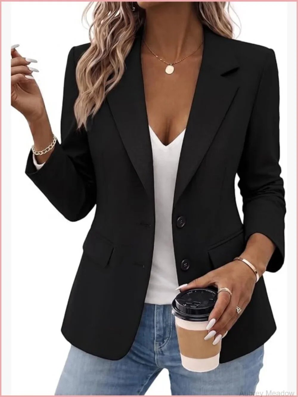 Lightweight Casual Blazer Jacket Fully Lined Work Office Suit